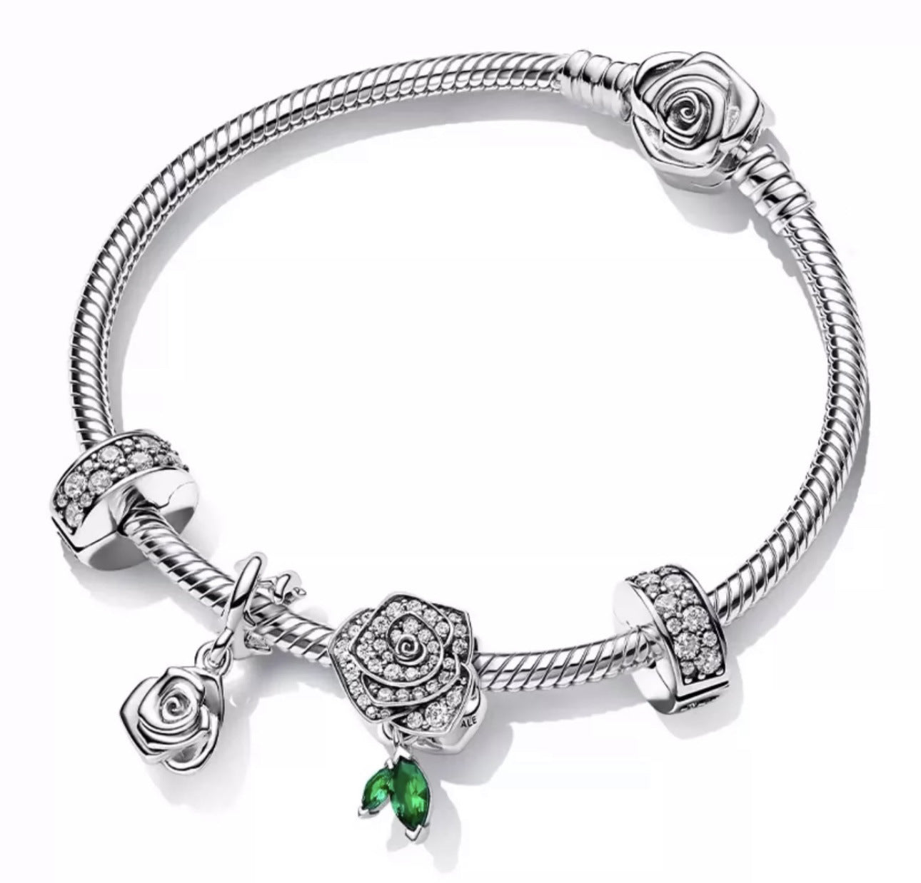 Wholesale S925 Sterling Silver Blue Ocean Star Language Star Valentine's Day Bracelet