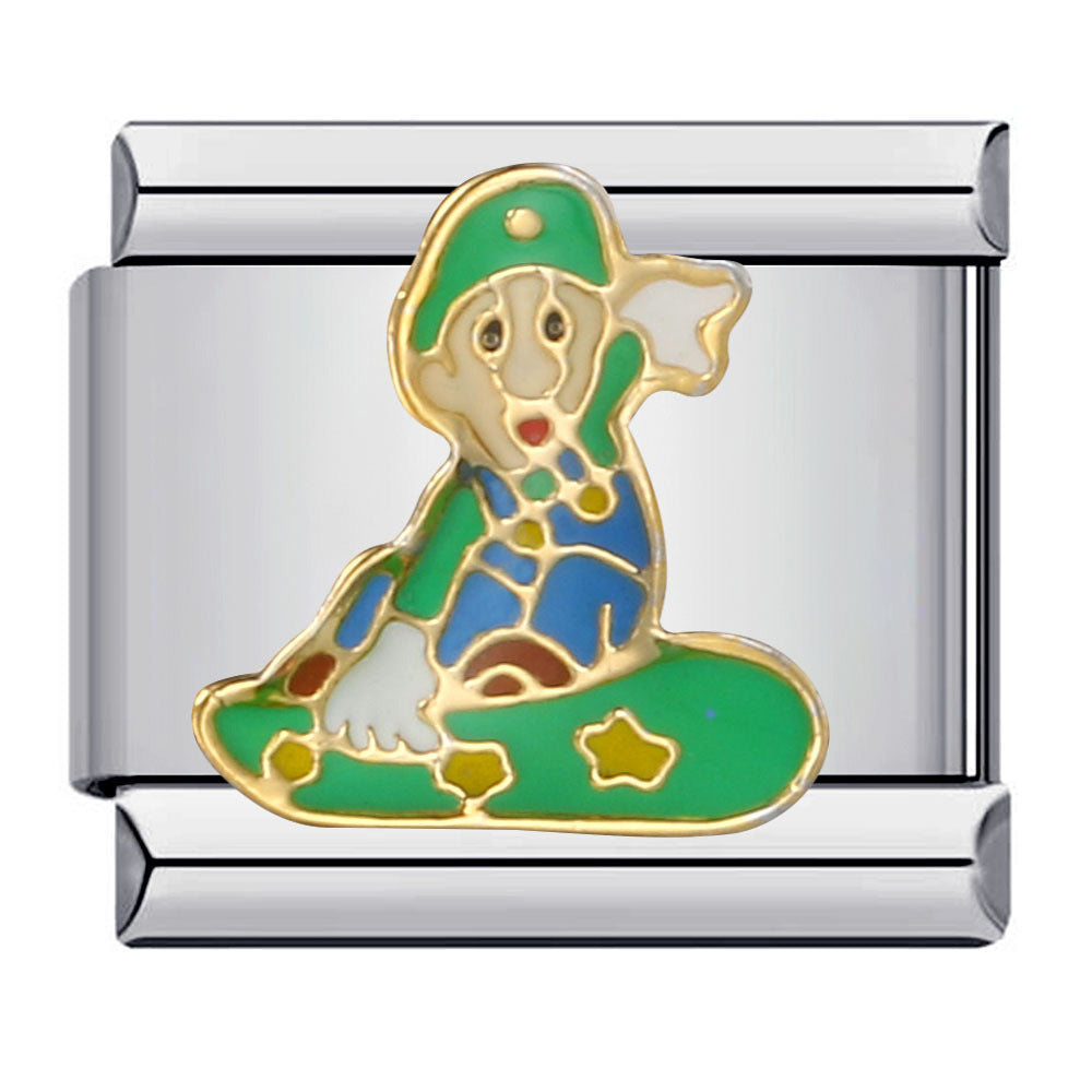 Wholesale Italian Charm Bracelet 9mm DIY Splicing Removable Classic Cartoon Character Stainless Steel Composable Bracelet