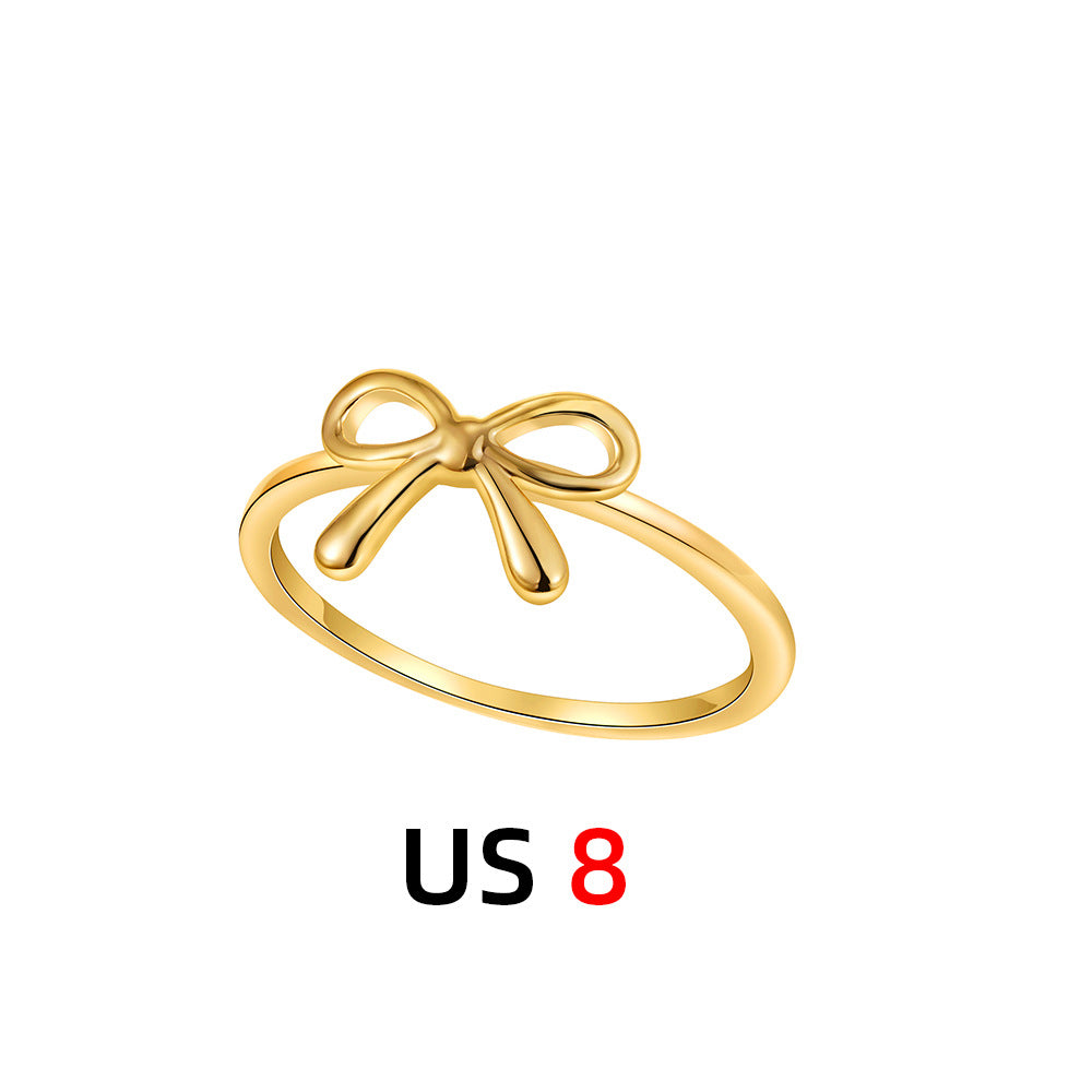 Wholesale 18K Bow Earrings Mini Ear Stud