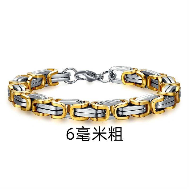 Wholesale  Stainless Steel  Gold Bracelet