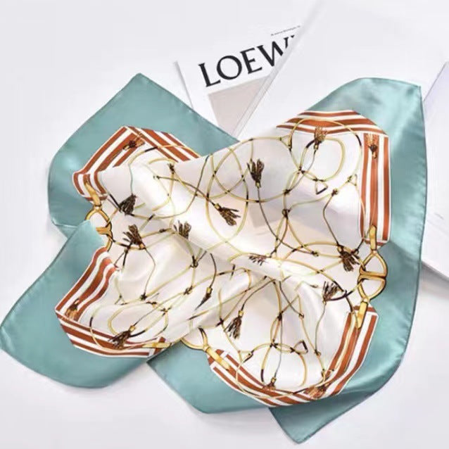 Wholesale  Silk f Women' s Autumn f f All-match Hair Band Fashion Small Square f