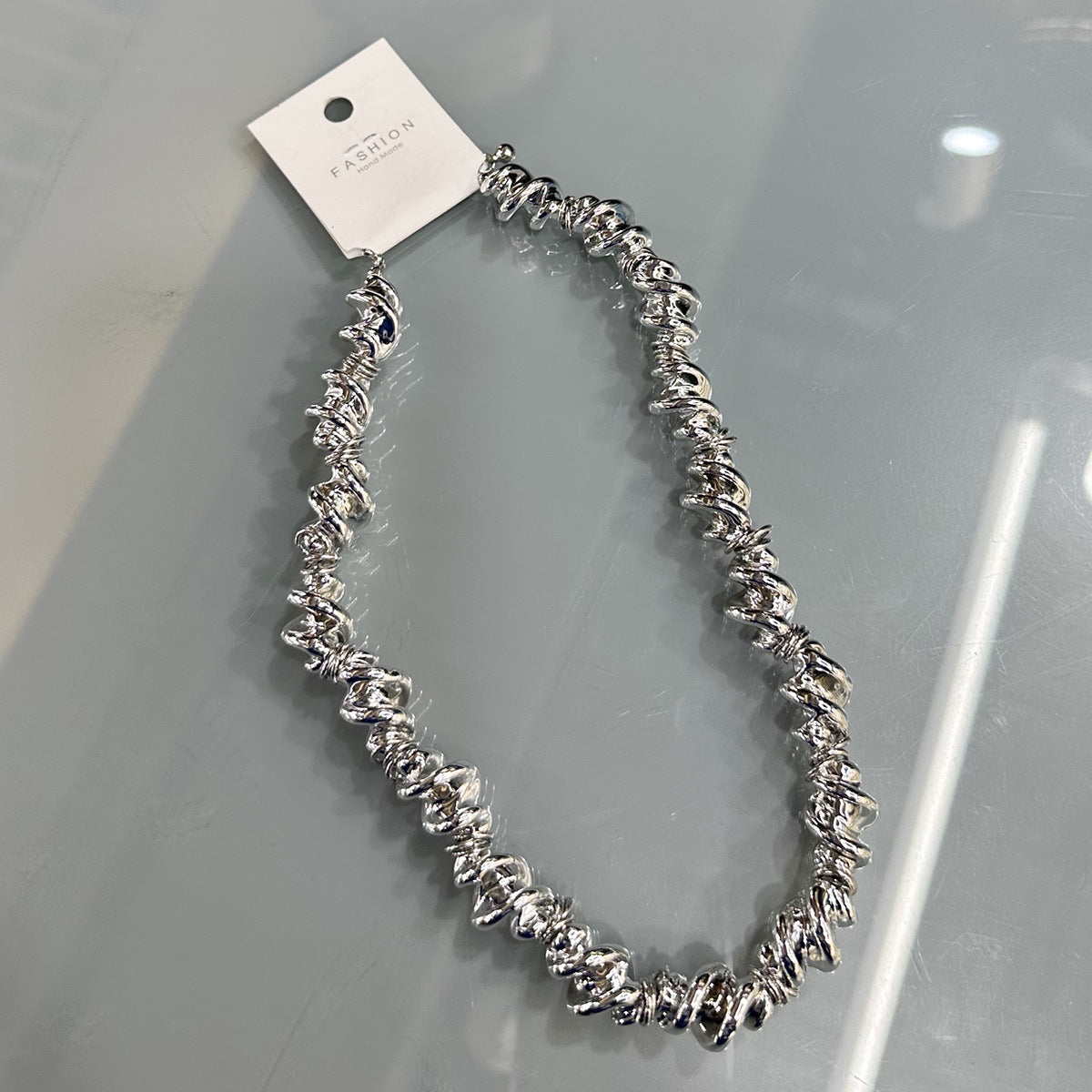 Wholesale  Irregular Necklace Light Luxury Fashion Personality Elegant Clavicle Chain