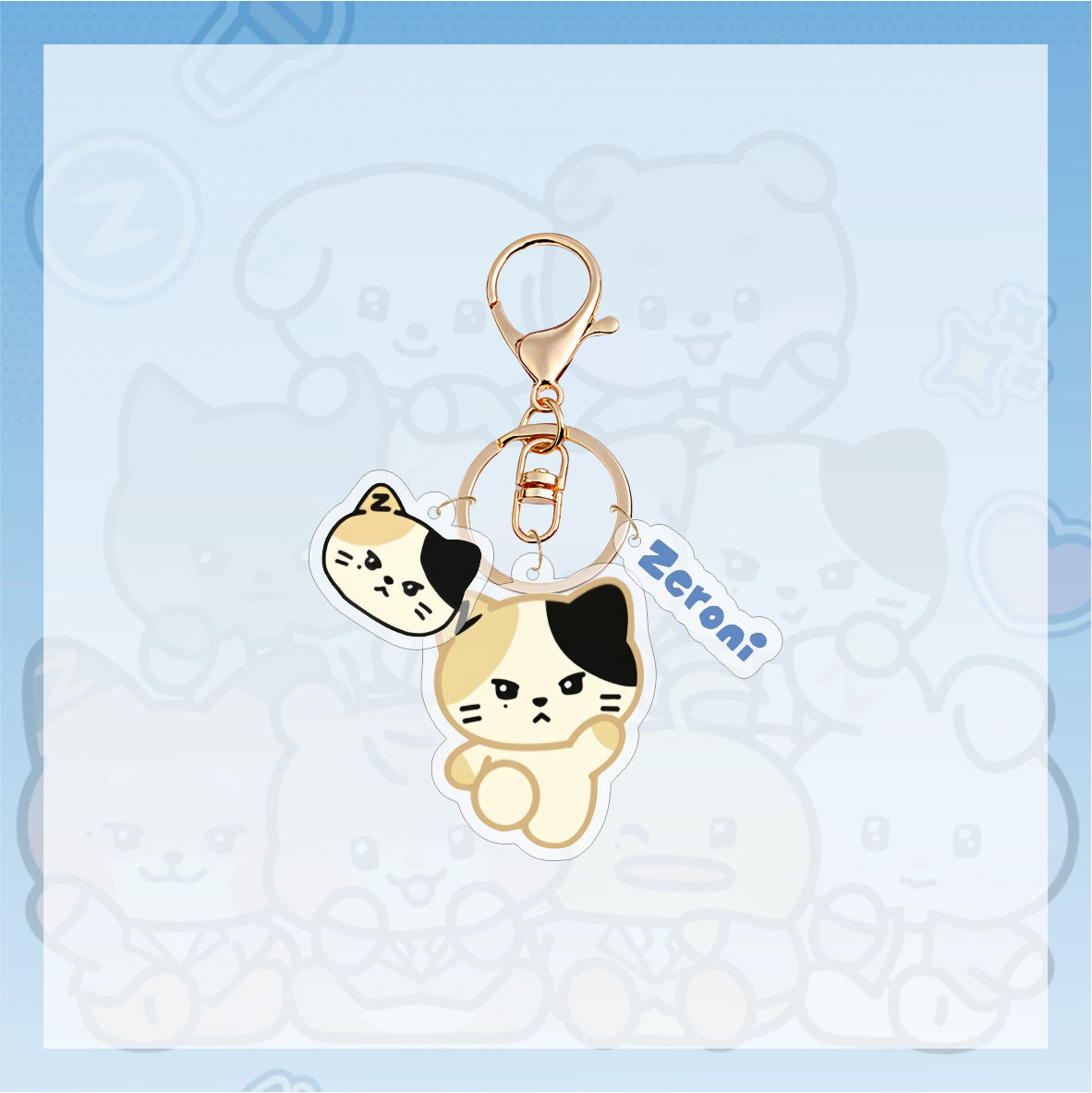 Wholesale Cute cartoon acrylic keychain