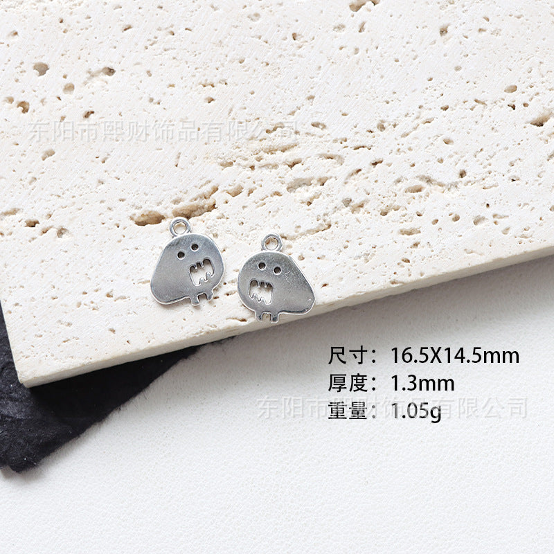 Wholesale Zinc Alloy  Pendant Necklace Set,  Dark Series DIY Jewelry Components for Keychains and Fashion Accessories