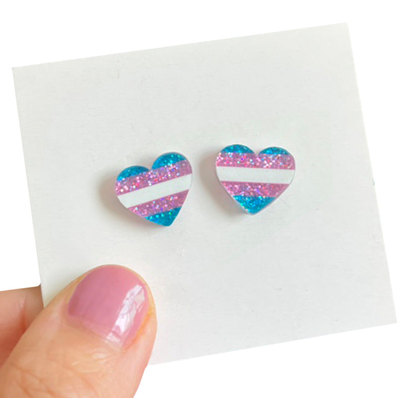 Wholesale  Rainbow Flag Earrings