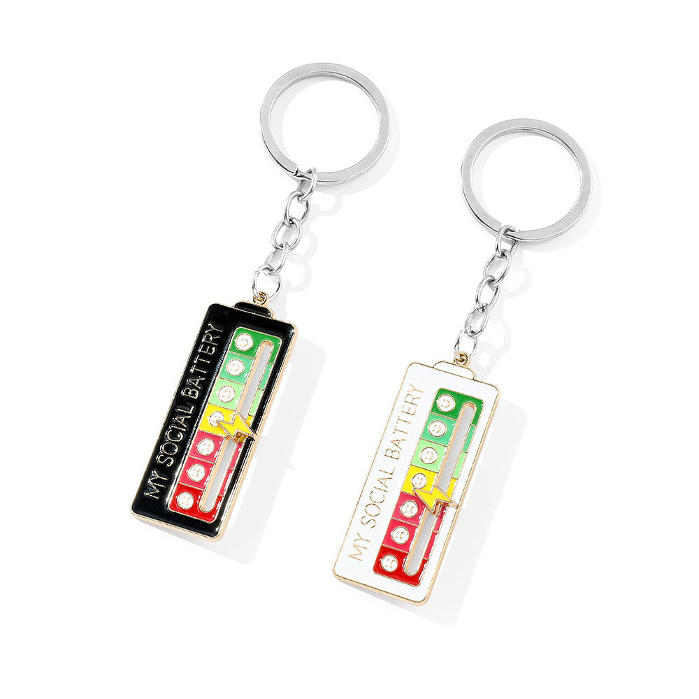 Wholesale social power emotional conversion niche personality keychain