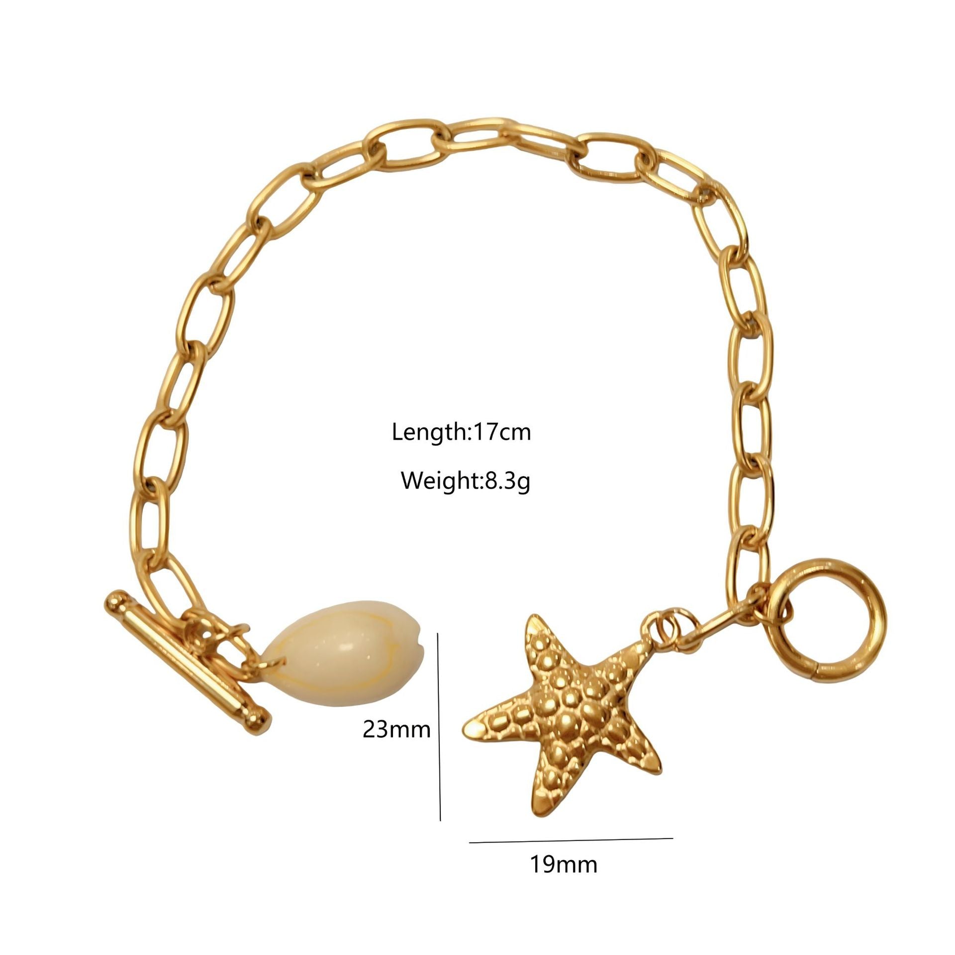 Wholesale marine elements series personality simple starfish turtle color shell pendant stainless steel necklace