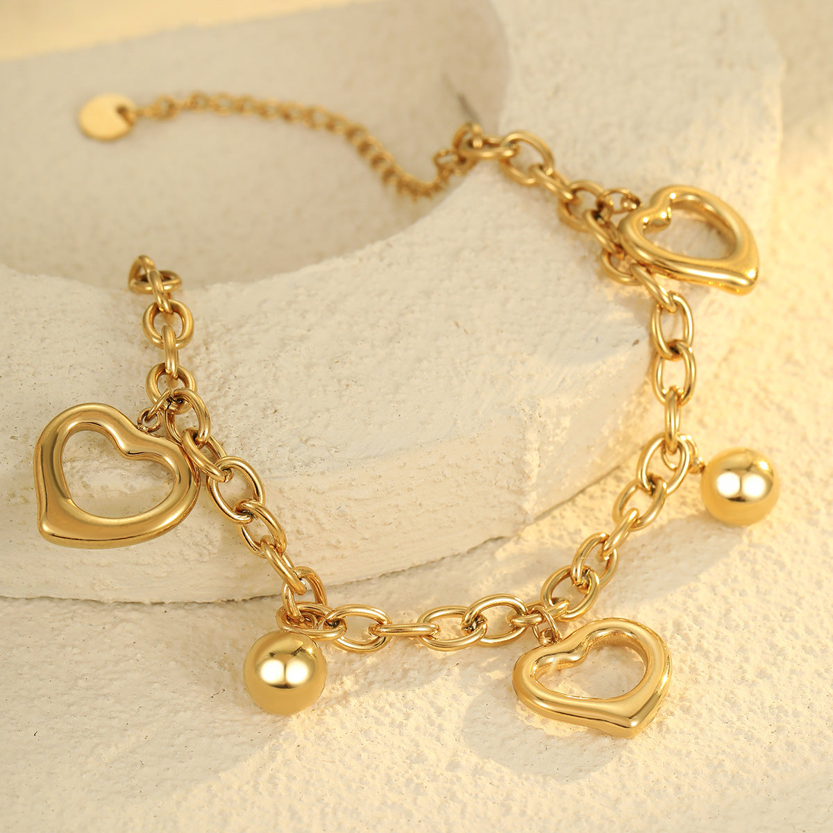 Wholesale  luxury stainless steel tassel bracelet