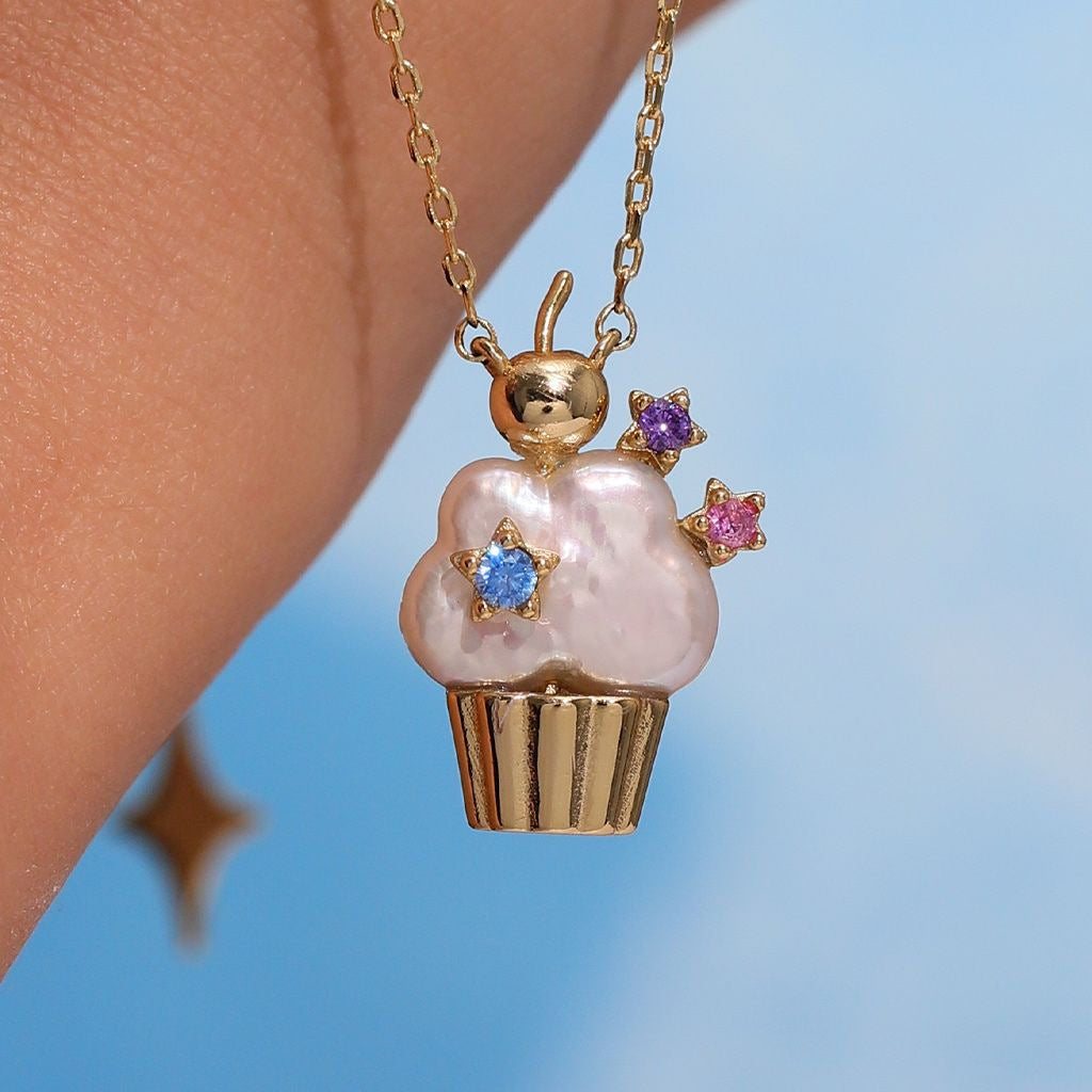 Wholesale Man-made Pearl Ice Cream Pendant