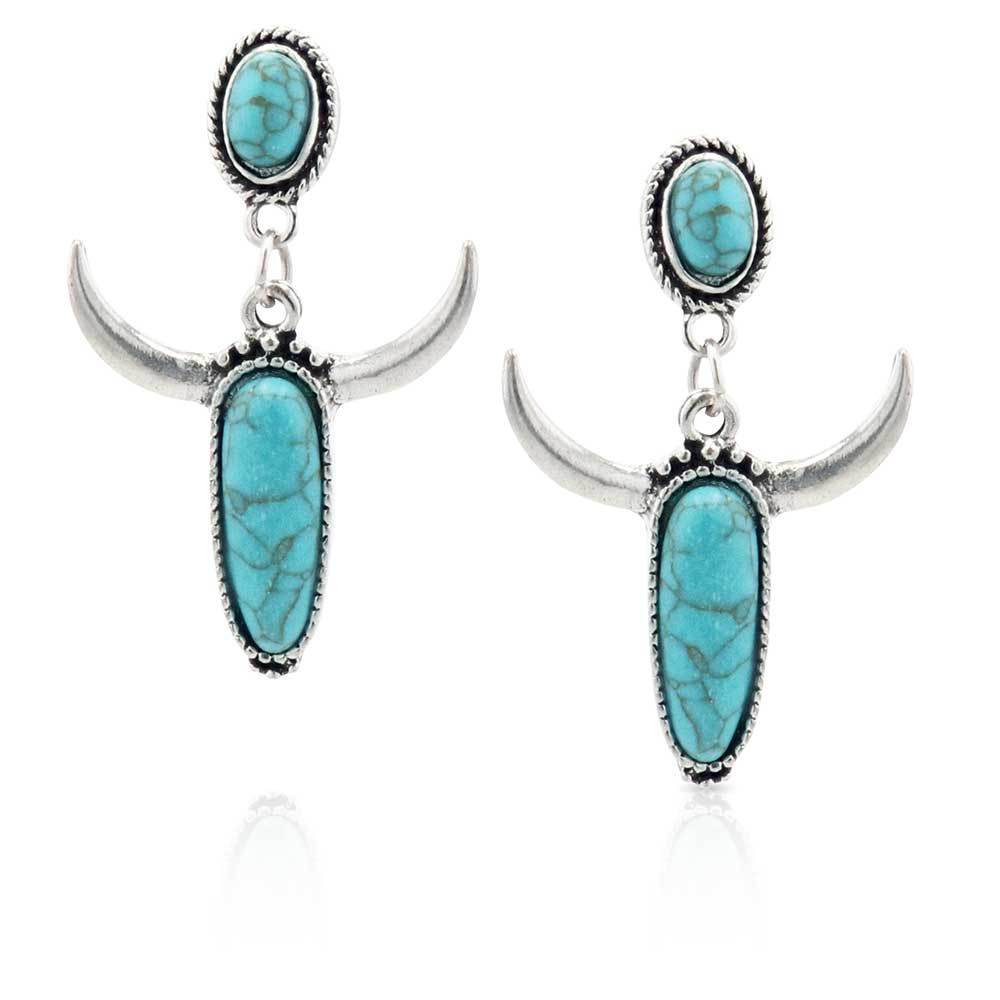 Wholesale  Turquoise Earrings Alloy Earrings Bohemian Earrings