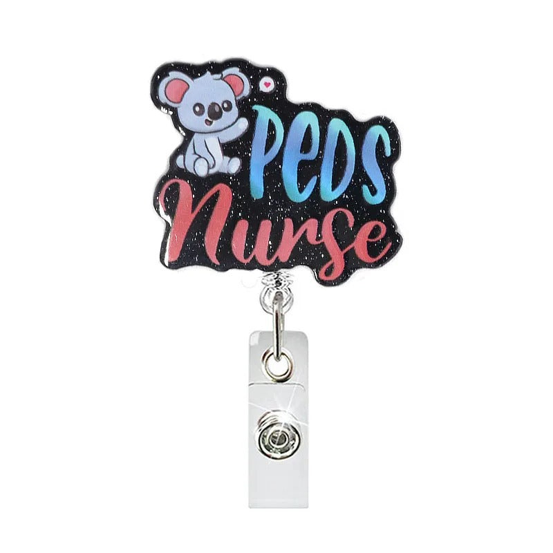 Wholesale Acrylic Fun Zoo Undersea Theme Badge Reel Keychain