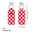 Wholesale 6pcs Red Plaid Lipstick Set Keychain
