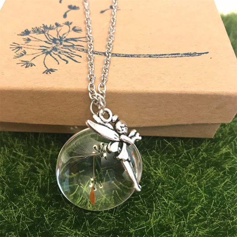 Wholesale  Crystal Glass Jewelry Gem Necklace