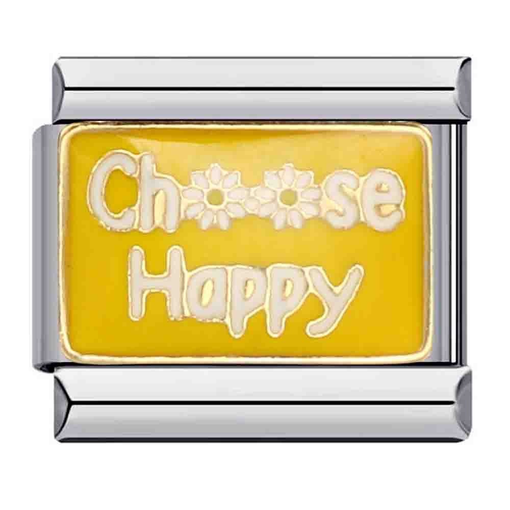 Bracciale italiano all'ingrosso Modular Glitter con giorni della settimana in acciaio al titanio