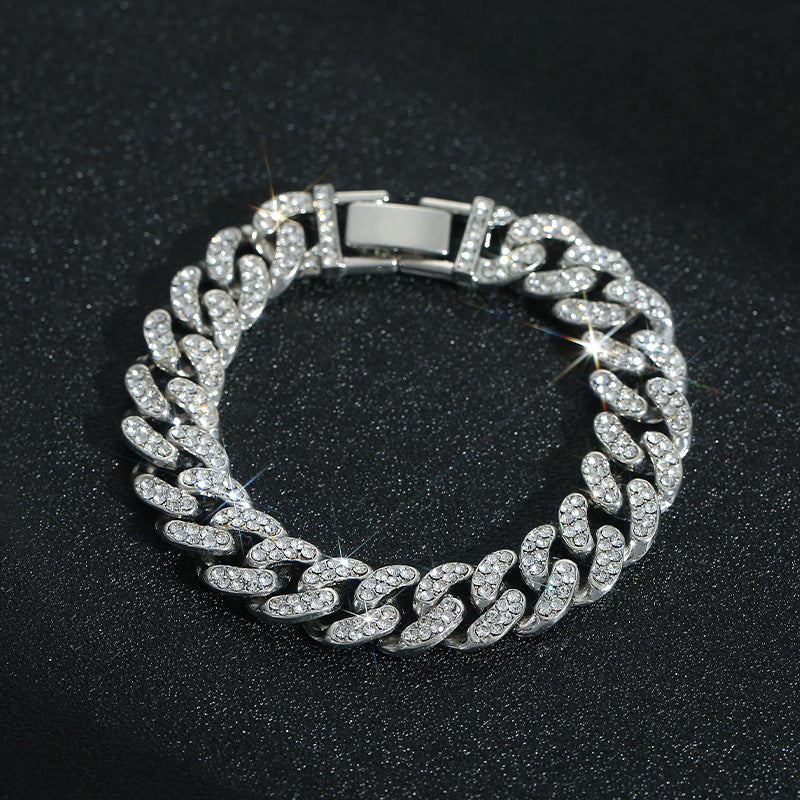 Wholesale Titanium Steel Cuban Men's Bracelet ACC-BT-Meihun002