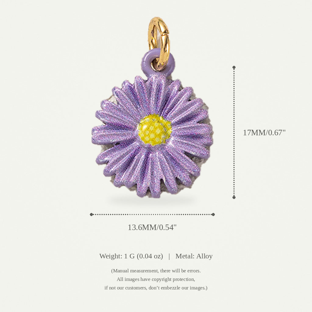 Wholesale Alloy Floral Pendant Charms 3D Lily DIY Necklace Jewelry Making Accessory Stylish Gift For Party Boutique Resale