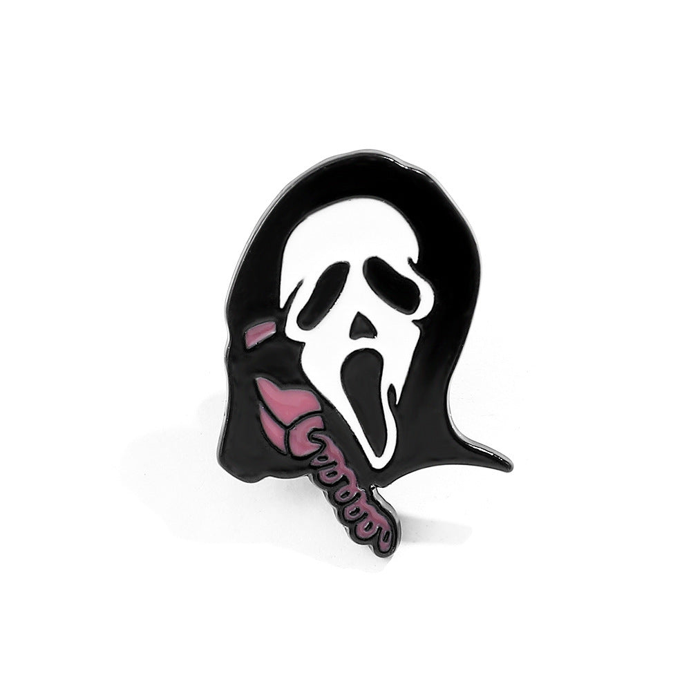 Wholesale  5pcs Scream Series  Metal Brooch