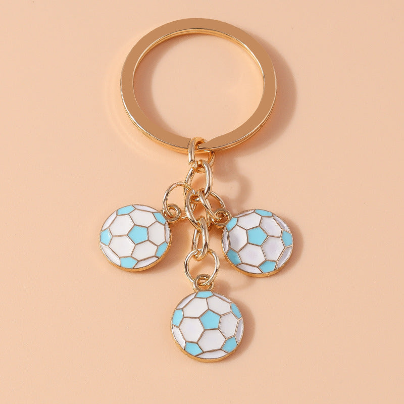 Wholesale  Simulation Football Keychain Accessories Sports Gift Backpack Pendant Accessories