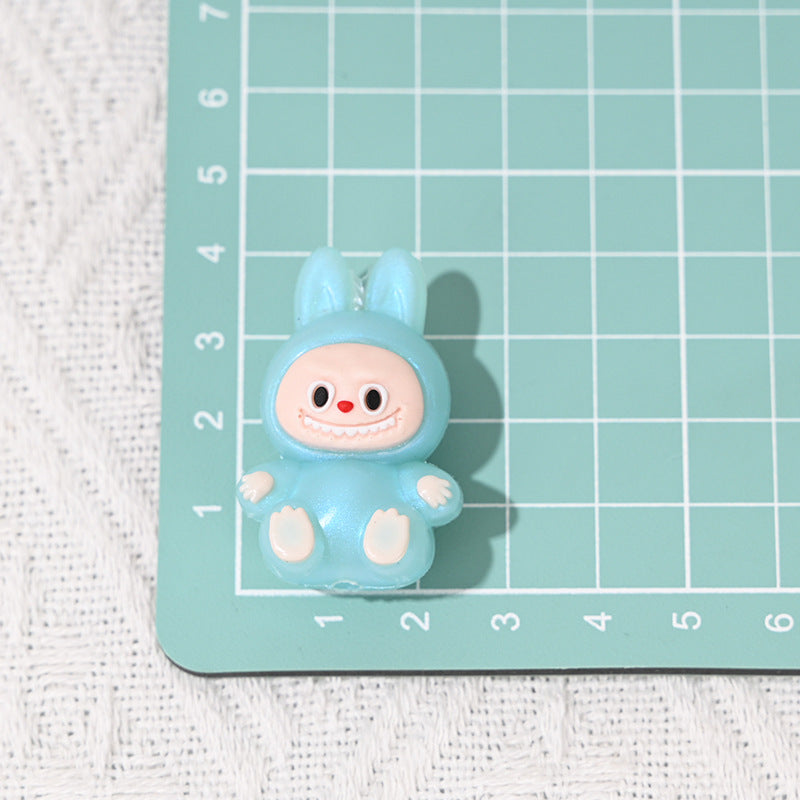 Wholesale 10pcs Rubber Cute Cartoon Beads DIY Bead Accessories