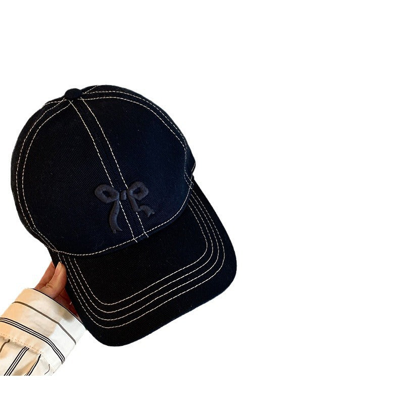 Wholesale Girls Bow Embroidered Baseball Cap