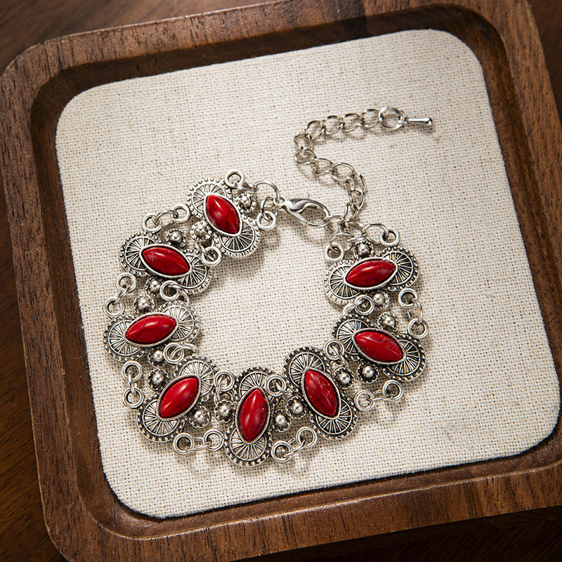 Wholesale  Personalized Retro Turquoise Bracelet