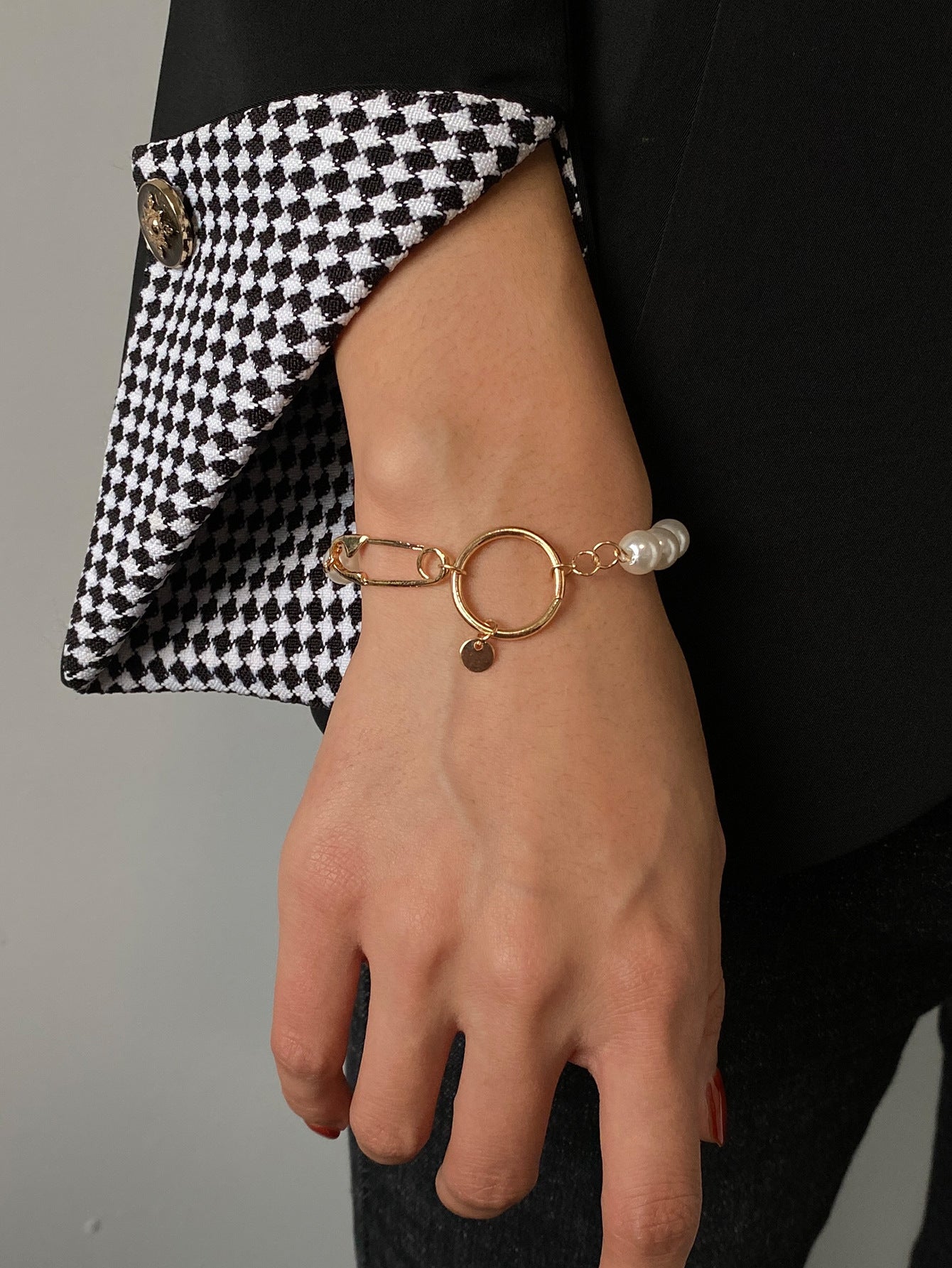 Wholesale Creative Pin Necklace  Clavicle Chain