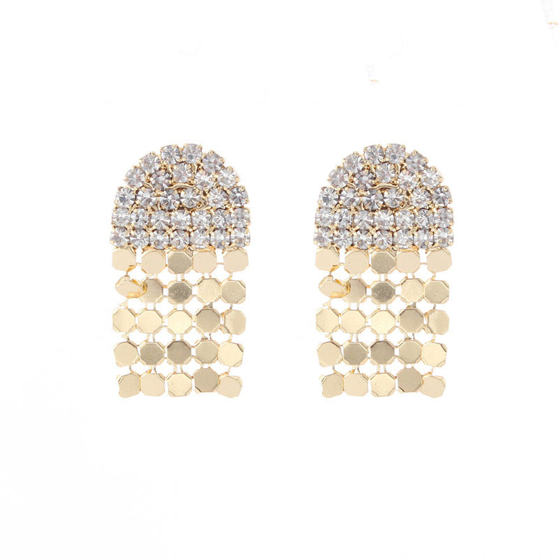 Wholesale Personalized Light Luxury Diamond Earrings ACC-ES-XiaoCheng004