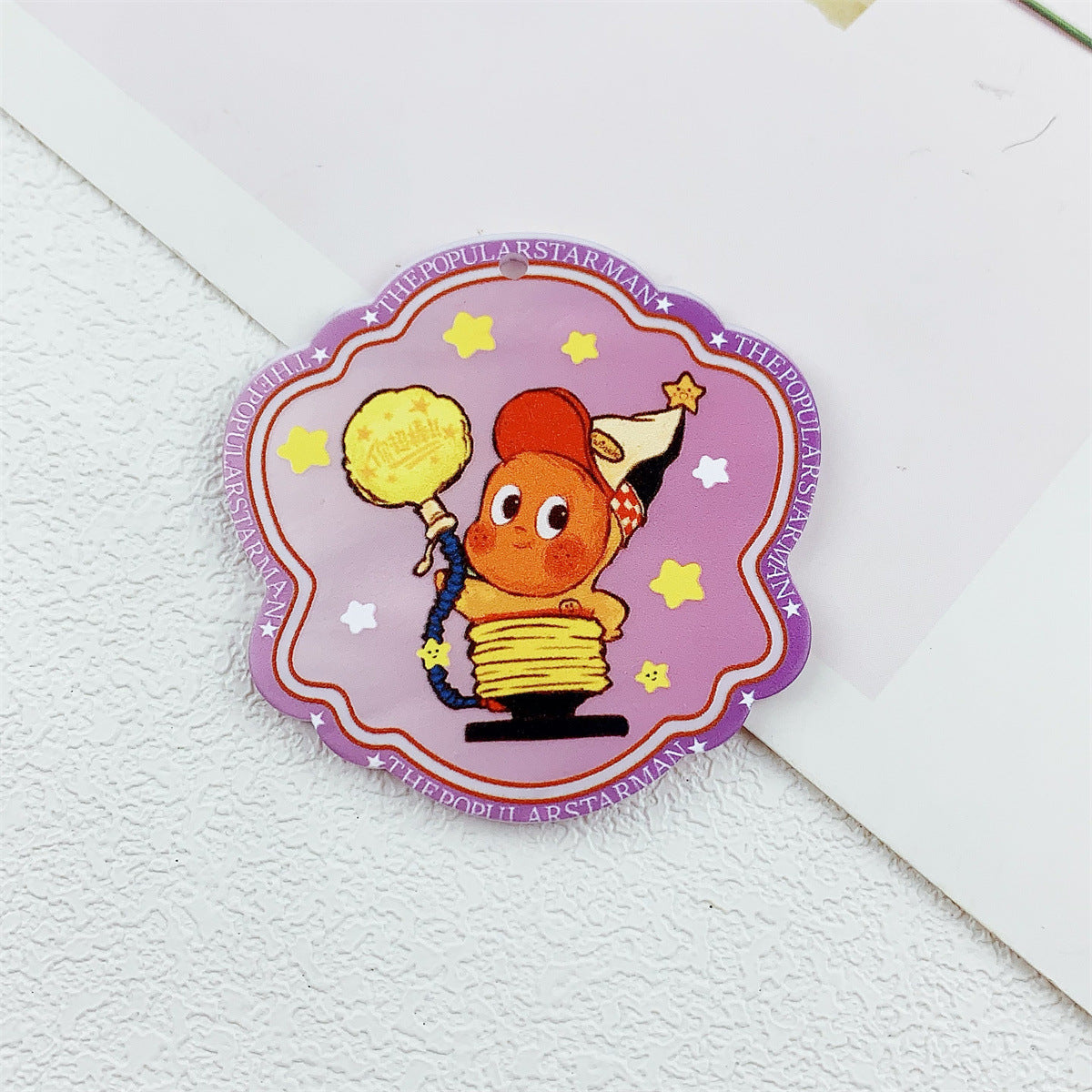 Wholesale Acrylic Flatback Double-Sided Printed Cartoon DlY Keychain Badge Reels Pendant Accessories