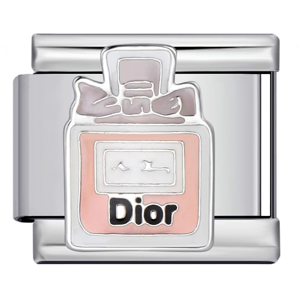 Wholesale Italian Charm Bracelet 9mm DIY Splicing Removable Gift Perfume Stainless Steel Composable Bracelet