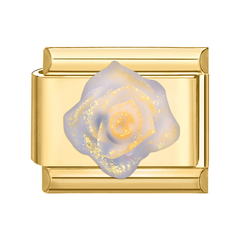 Wholesale Italian Charm Bracelet 9mm DIY Splicing Cute Creative Stainless Steel Composable Bracelet