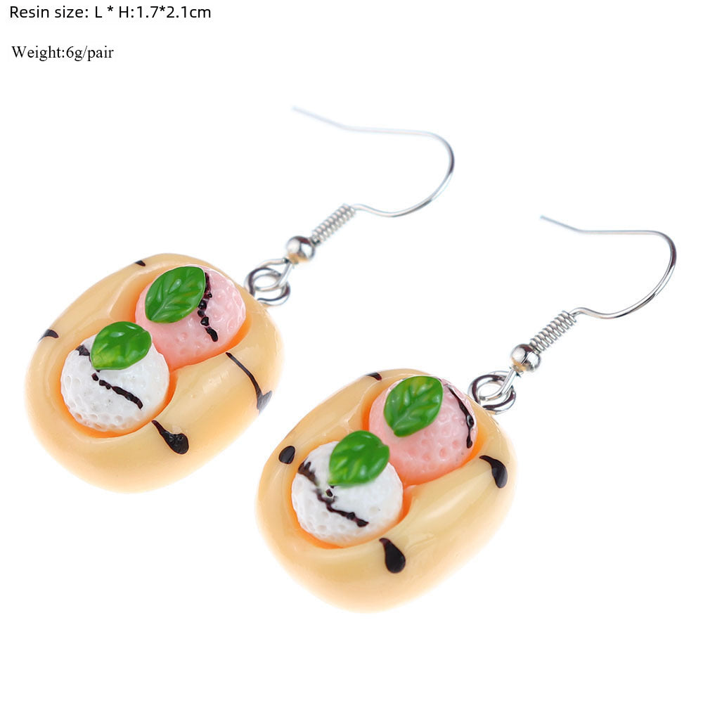Wholesale cute  miniature food earrings