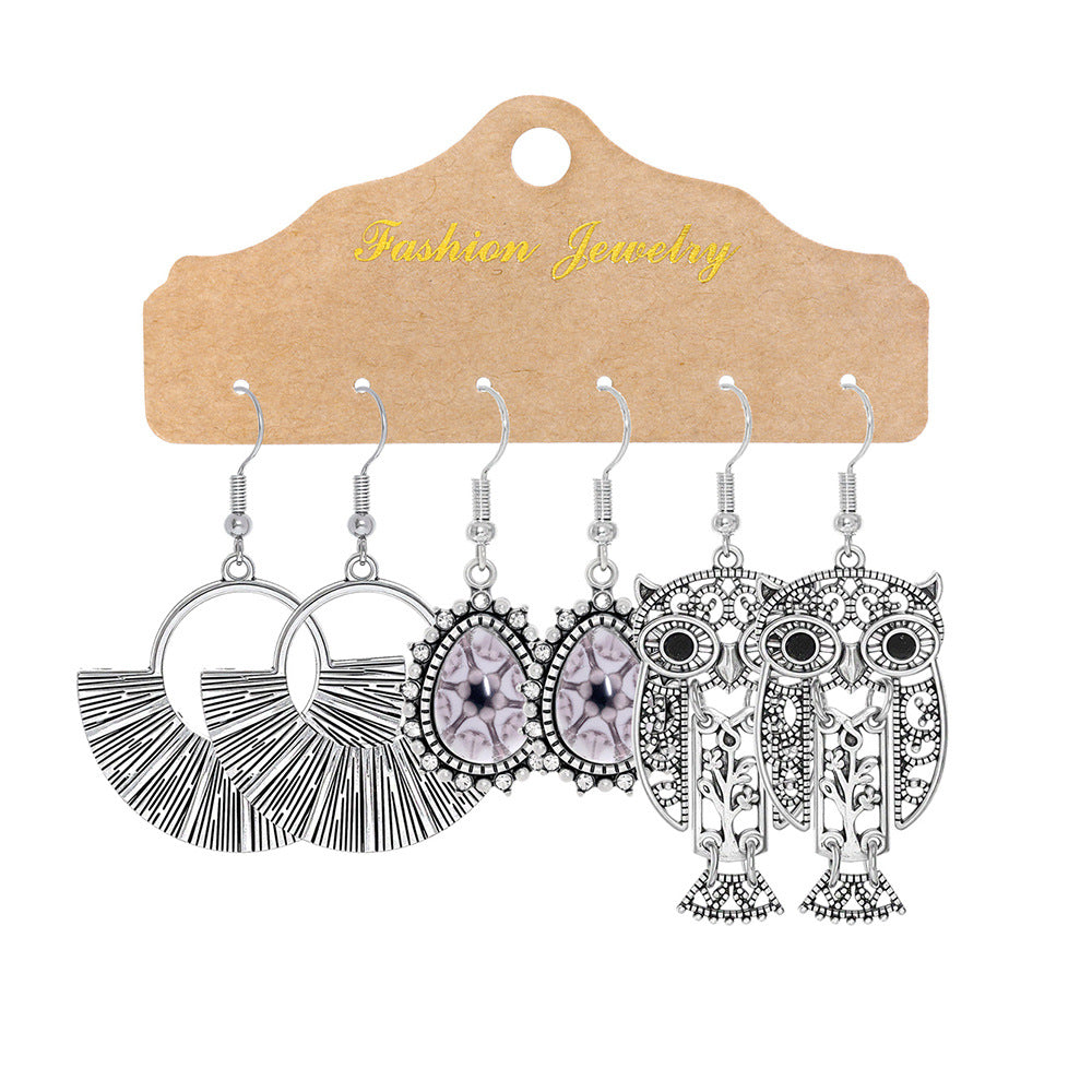 Wholesale Retro Metal Earrings Jewelry Accessory for Resale
