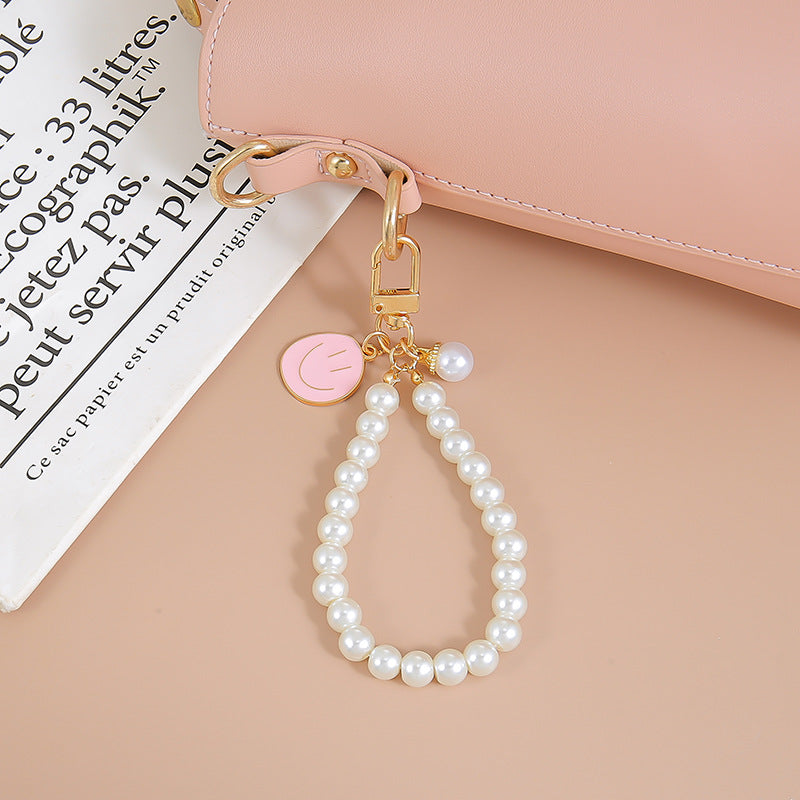 Wholesale Colorful Smiley Face Alloy Keychain - Irregular Expression Bag Charm,  Trendy Accessory