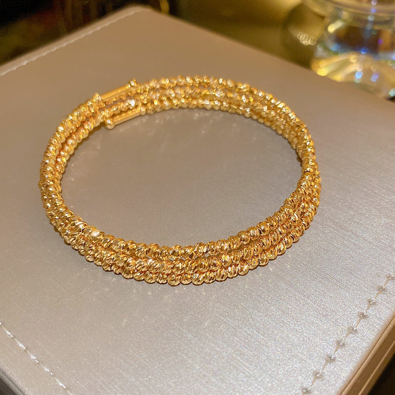 Wholesale Irregular Geometric Three-layer Bracelet Layered Bracelet Set ACC-BT-Fengm001