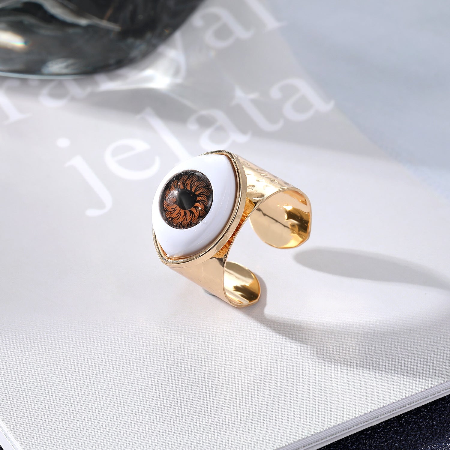 Wholesale Demon Eye Open Adjustable Ring ACC-RS-QingHe001