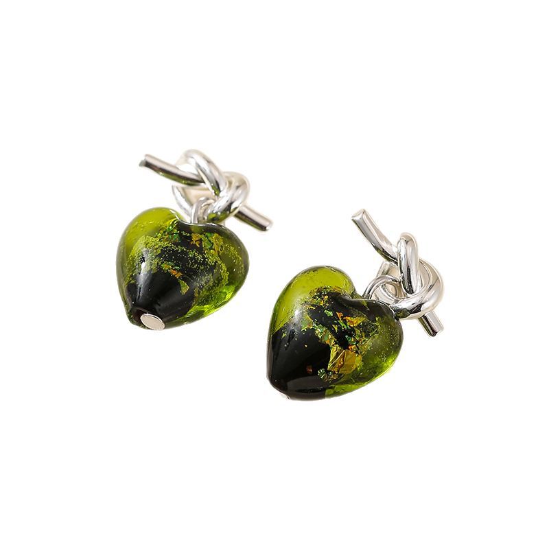 Wholesale Blue Heart Earrings