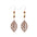 Wholesale  Bohemian Style Butterfly Leaves Skull Hollow Wooden Earrings