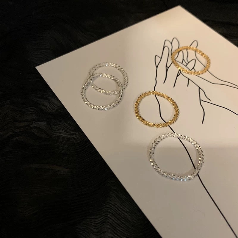 Wholesale S925 sterling silver sparkling ring