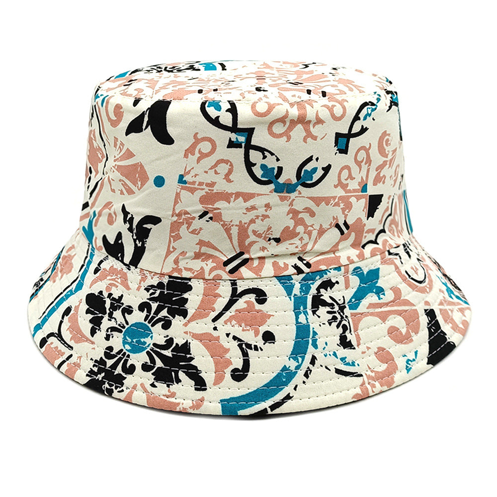 Wholesale Bohemian style double-sided fisherman hat bucket hat