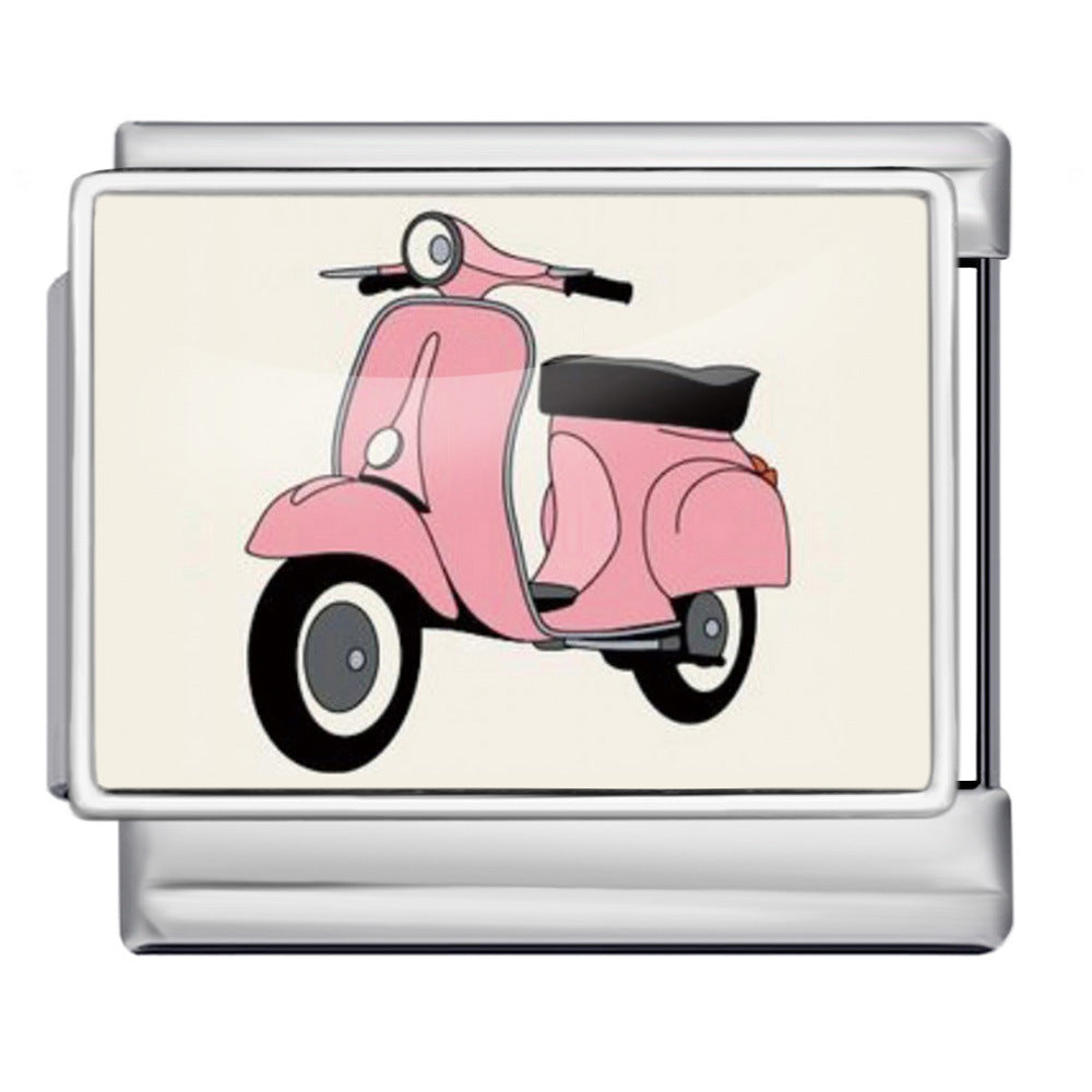 Wholesale  Italian Charm Bracelet 9mm DIY image printingCreative Stainless Steel Composable Bracelet