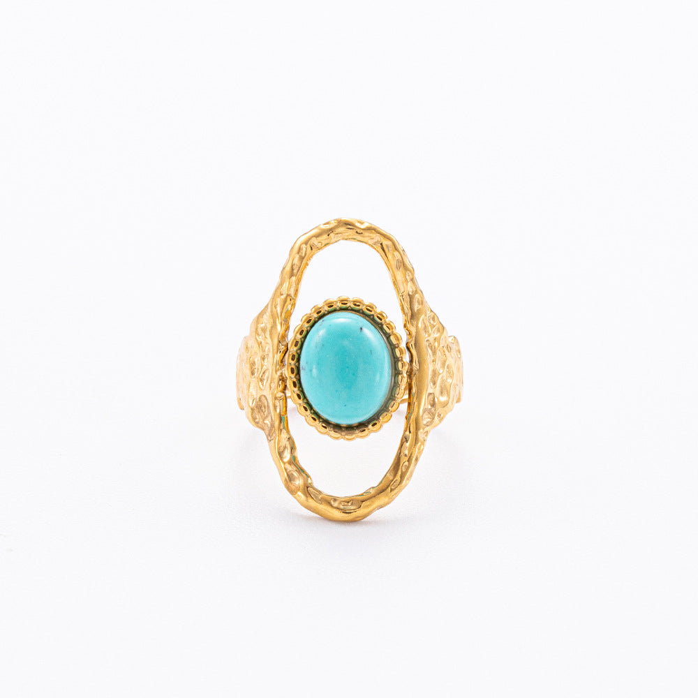 Wholesale Stainless Steel Electroplated 18K Gold Light Luxury Rings ACC-RS-LLT007