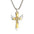 Wholesale Titanium Steel  Cross Necklace  Hip-Hop All-Match Pendant Necklaces