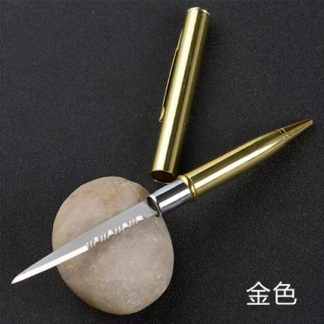 Wholesale Metal Ballpoint Pen Unpacking Express Portable Outdoor Tool Keychains ACC-KC-MengAn001
