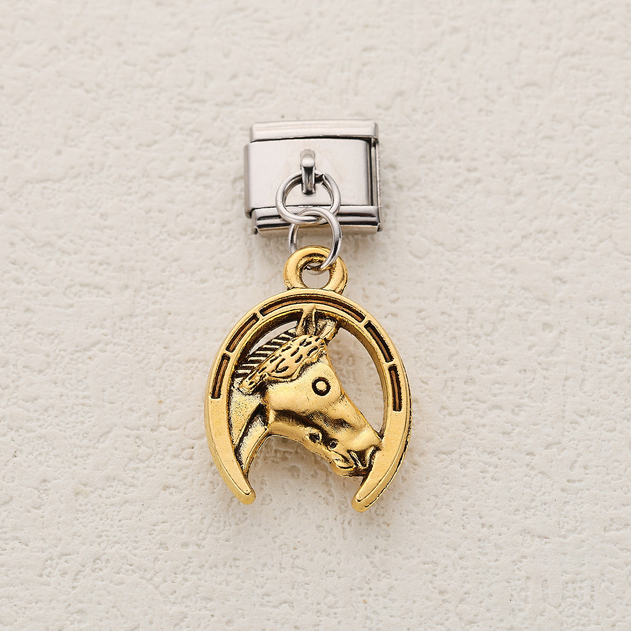 Wholesale 10pcs Italian Charm Bracelet 9mm DIY Splicing Western Cowboy Stainless Steel Composable Bracelet