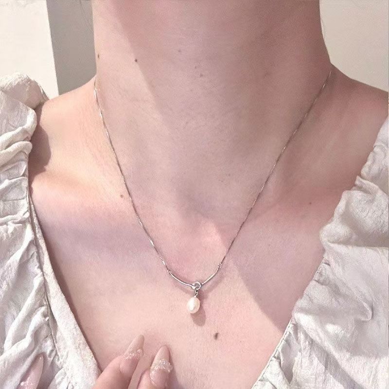 Wholesale 5-Piece Moonstone Necklace Set Light Luxury Summer Jewelry Accessory