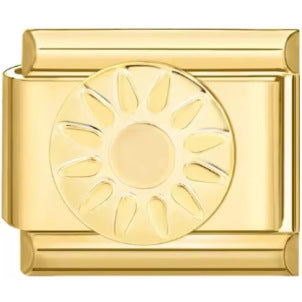 Wholesale Italian Charm Bracelet 9mm DIY Splicing Gold Plated Smiley Dolphin Stainless Steel Composable Bracelet