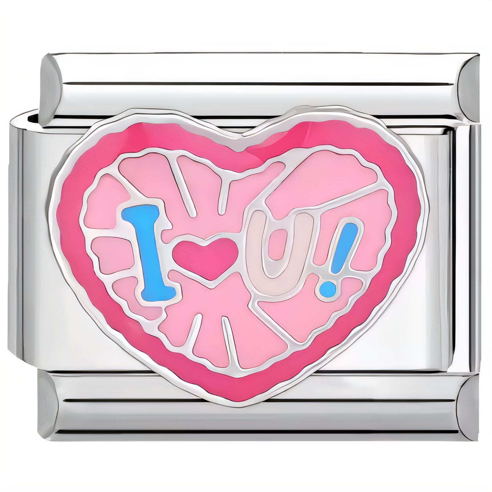 Wholesale Italian Charm Bracelet 9mm DIY Splicing Heart Moon Stainless Steel Composable Bracelet