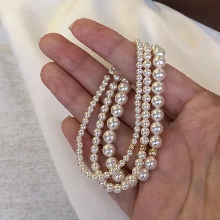 Wholesale Pearl Bracelet Beaded Gold Beads  Bracelet