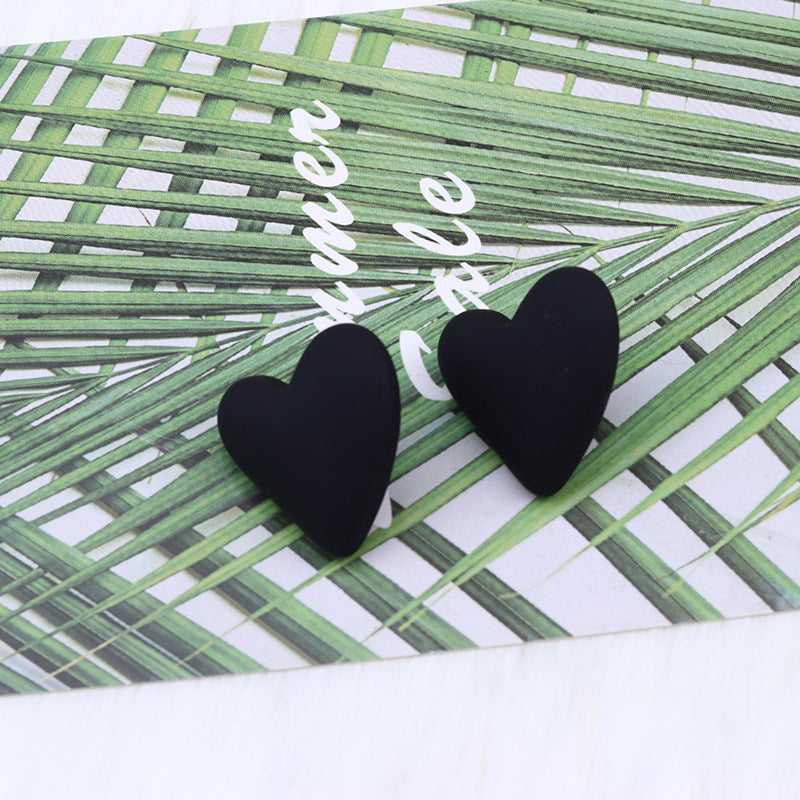 Wholesale Small Heart Valentine's Day Acrylic Earrings