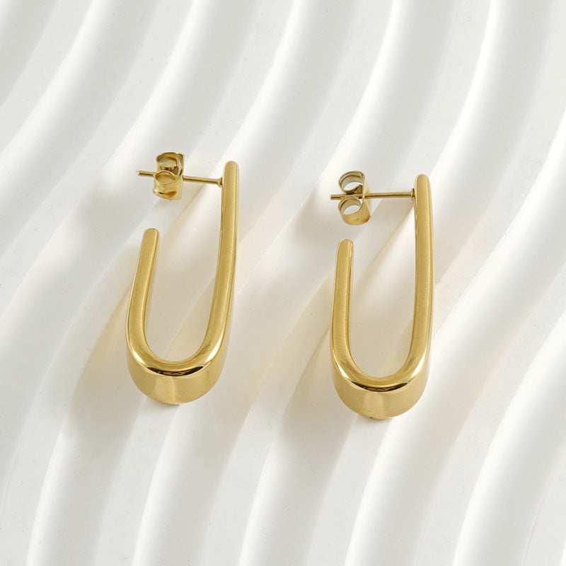 Wholesale titanium steel earrings jewelry